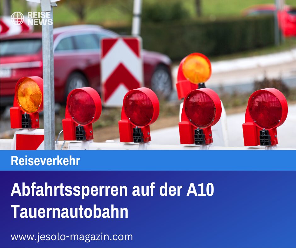 Abfahrtssperren auf der A10 Tauernautobahn