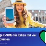 Günstige E-SIMs für Italien mit viel Datenvolumen