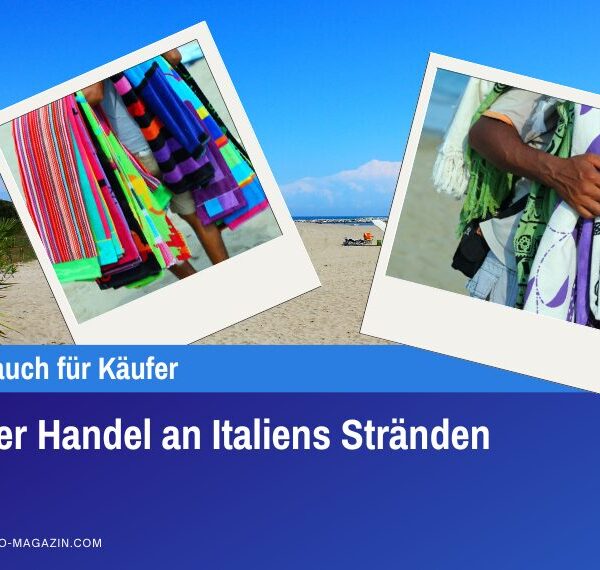 Illegaler Handel an Italiens Stränden