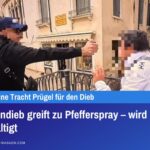 Taschendieb greift zu Pfefferspray – wird überwältigt