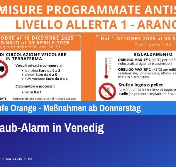 Feinstaub-Alarm in Venedig