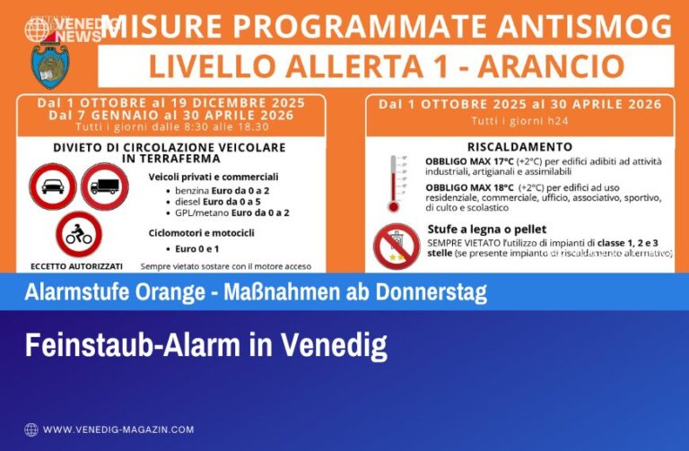 Feinstaub-Alarm in Venedig