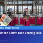 Ticket für den Eintritt nach Venedig 2026