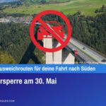 Brennersperre am 30. Mai