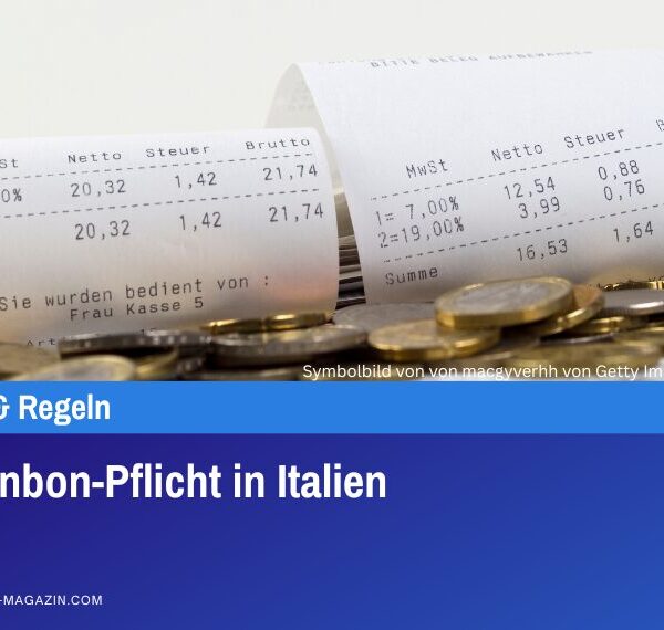 Kassenbon-Pflicht in Italien