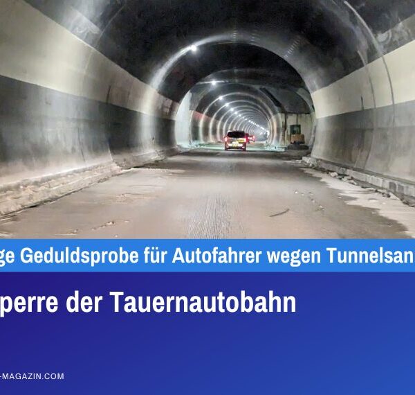 Totalsperre der Tauernautobahn