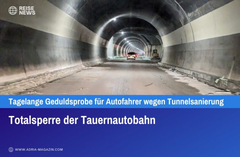 Totalsperre der Tauernautobahn