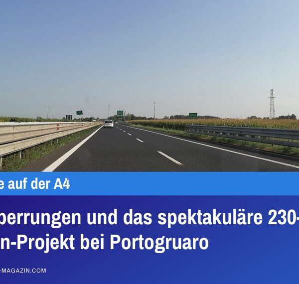 Alle Sperrungen und das spektakuläre 230-Tonnen-Projekt bei Portogruaro