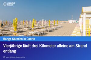 Vierjährige läuft drei Kilometer alleine am Strand entlang