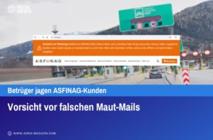 Vorsicht vor falschen Maut-Mails