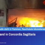 Großbrand in Concordia Sagittaria