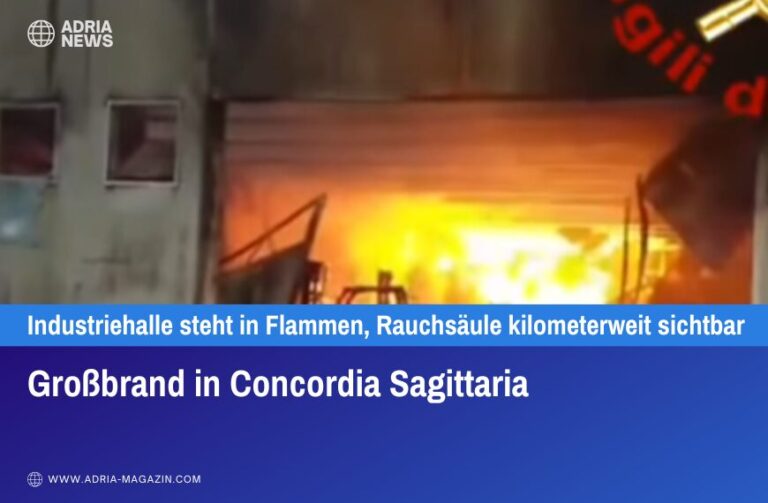 Großbrand in Concordia Sagittaria