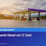 Italien senkt Diesel um 17 Cent