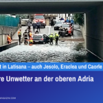 Schwere Unwetter an der oberen Adria